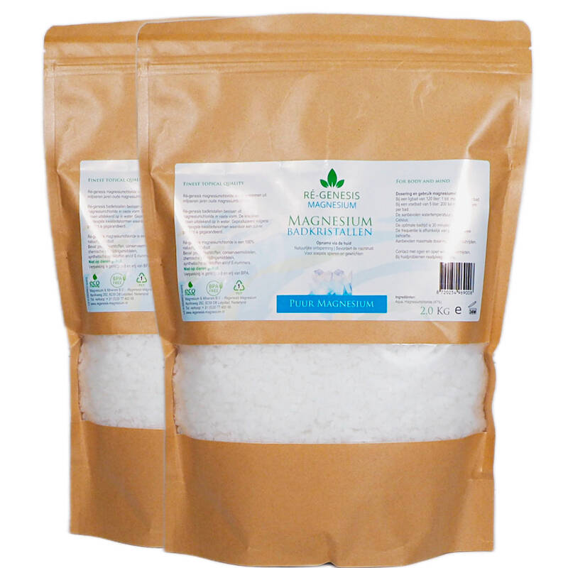 Regenesis magnesium badkristallen 4 kg Kraft stazak