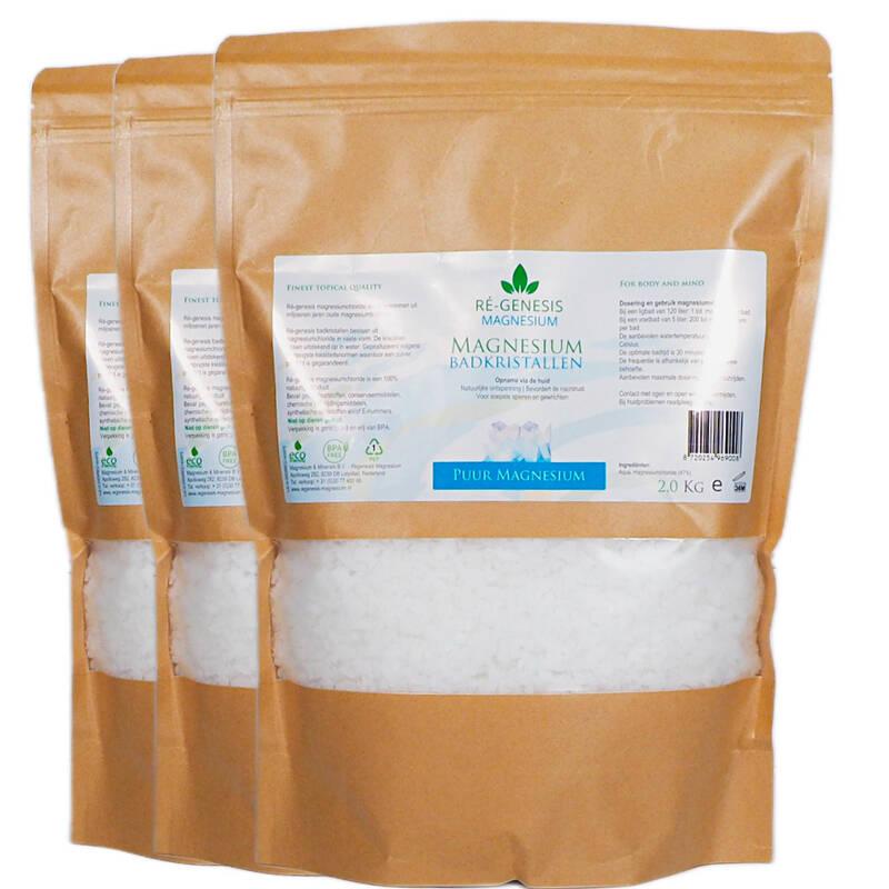 Regenesis magnesium badkristallen 6 kg Kraft stazak