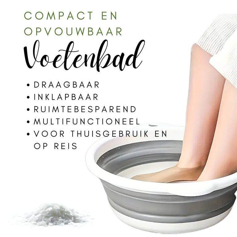 Compact en opvouwbaar voetenbad voordelen