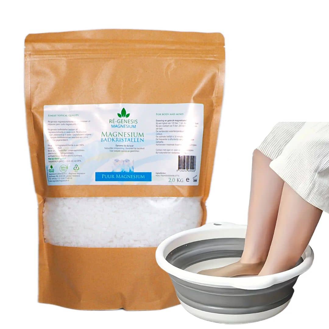 Voetenbad set Regenesis magnesium